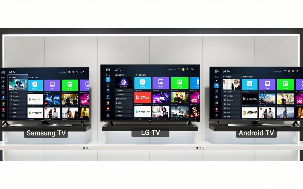 bästa IPTV appen för Smart TV Samsung LG Android TV